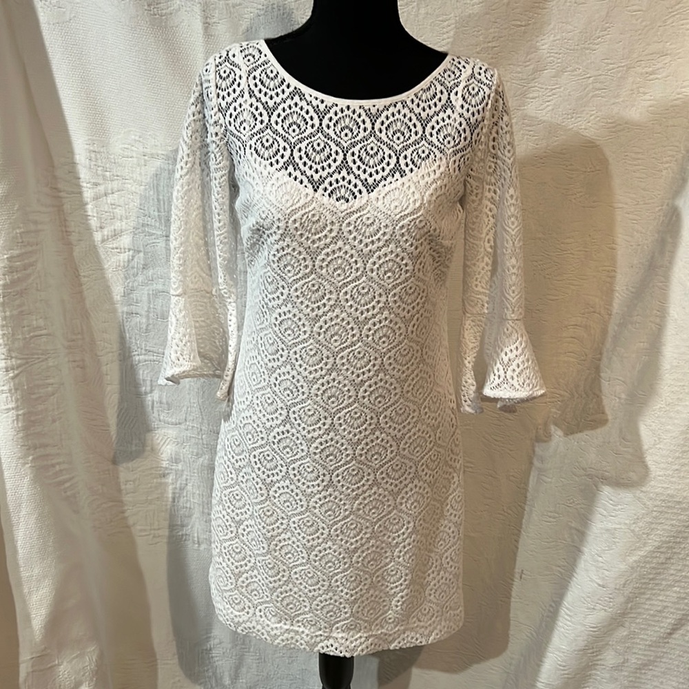 Lilly Pulitzer bell‎ sleeve dress, size small, new without tags